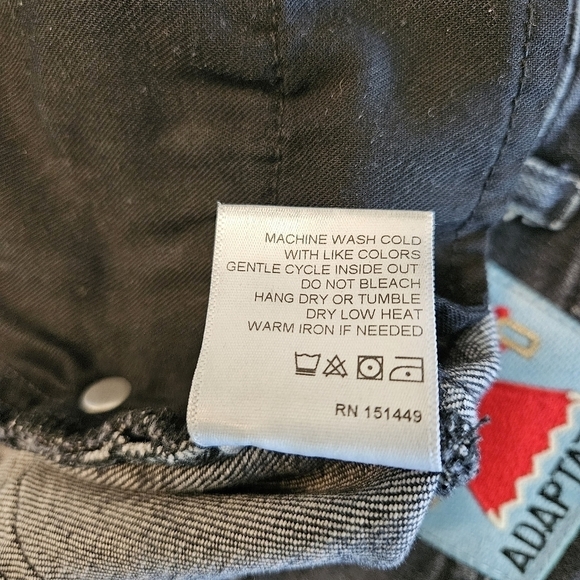 Adaptation Hi-Rise Kick Flare Crop Jean Black Distressed Size 29 - Picture 9 of 9